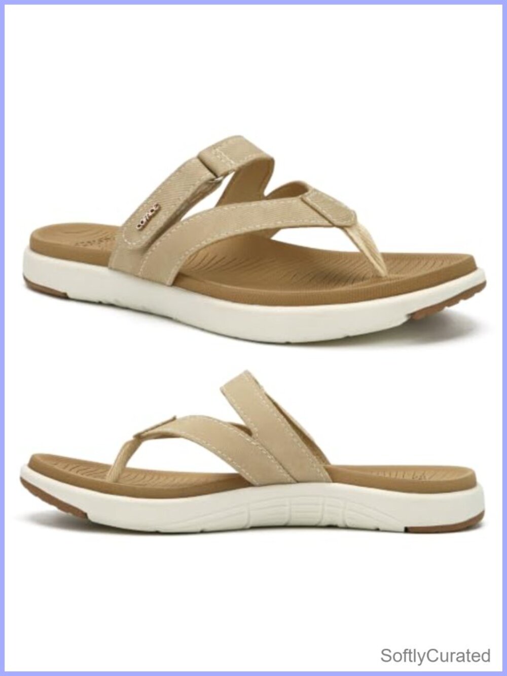 Orthopedic Flip Flops Arch Support Cushioned Yoga Mat Thong Sandals